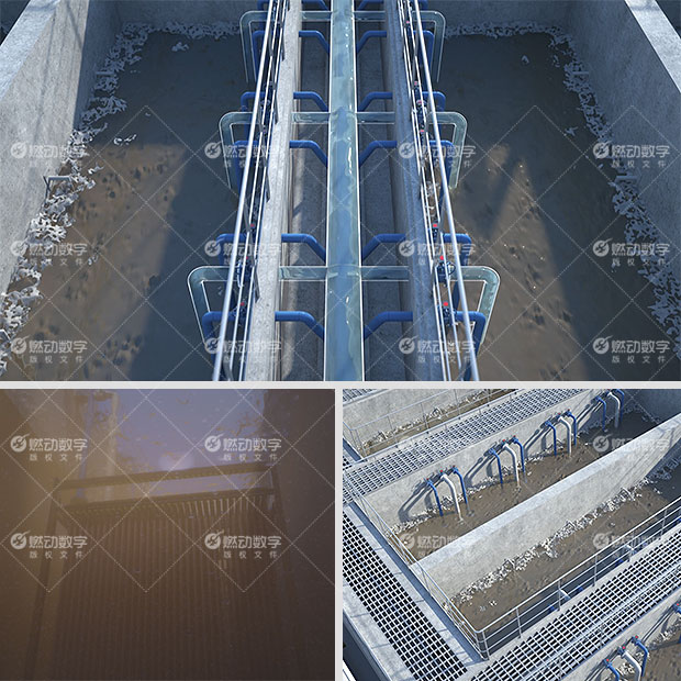 增强型耐污染MBR膜成套技术三维动画